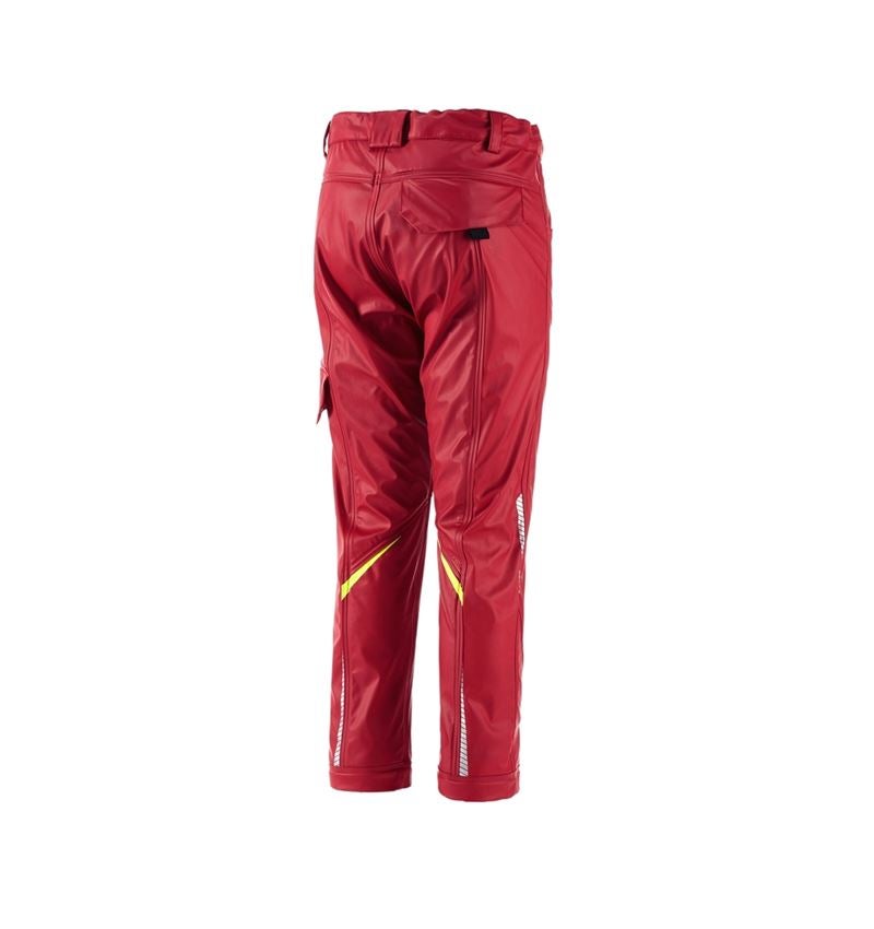 Nohavice: Nohavice dažďa e.s.motion 2020 superflex, d + ohnivá červená/výstražná žltá 1