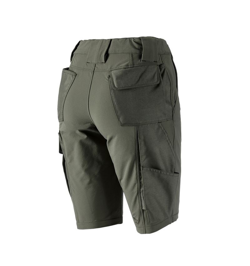 Pracovné nohavice: Funkčné šortky e.s.dynashield solid, dámske + tymiánová 1