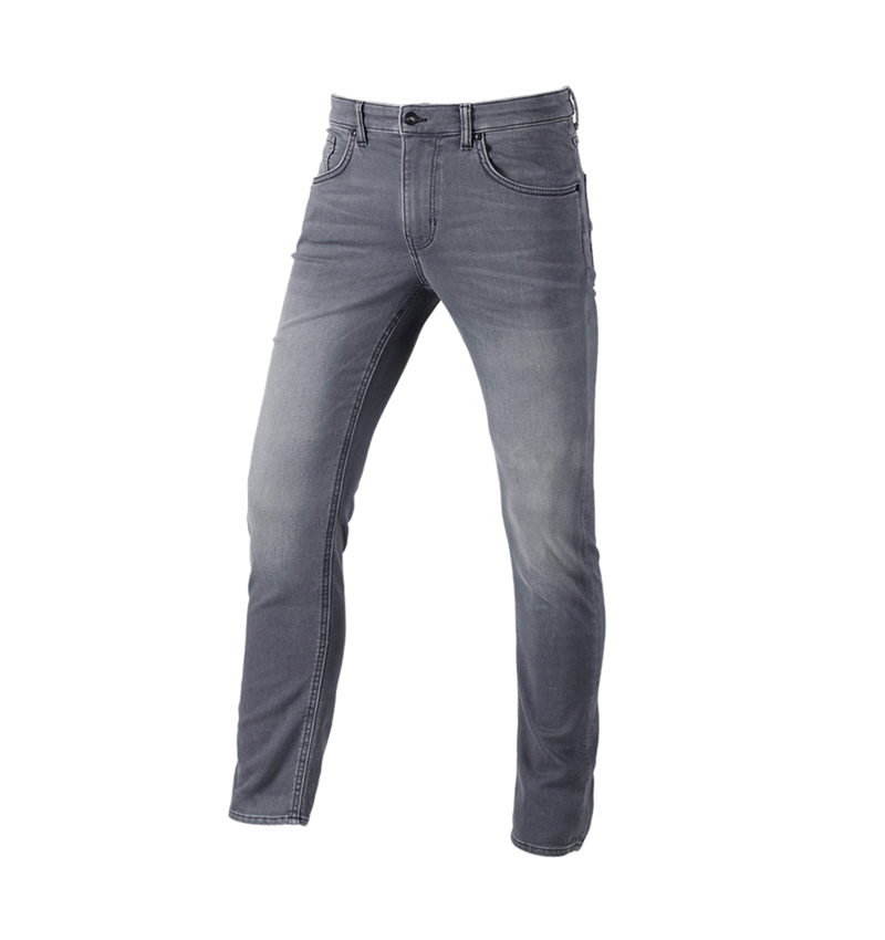 Pracovné nohavice: e.s. 5-vreckové džínsy Jog-Denim + greywashed 2