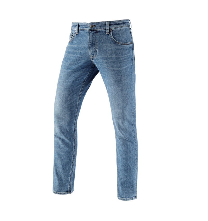 Pracovné nohavice: e.s. zimné 5-vreckové džínsy + stonewashed 1