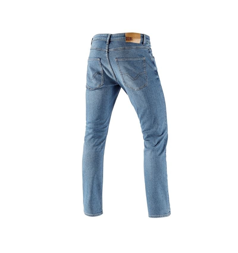Pracovné nohavice: e.s. zimné 5-vreckové džínsy + stonewashed 2