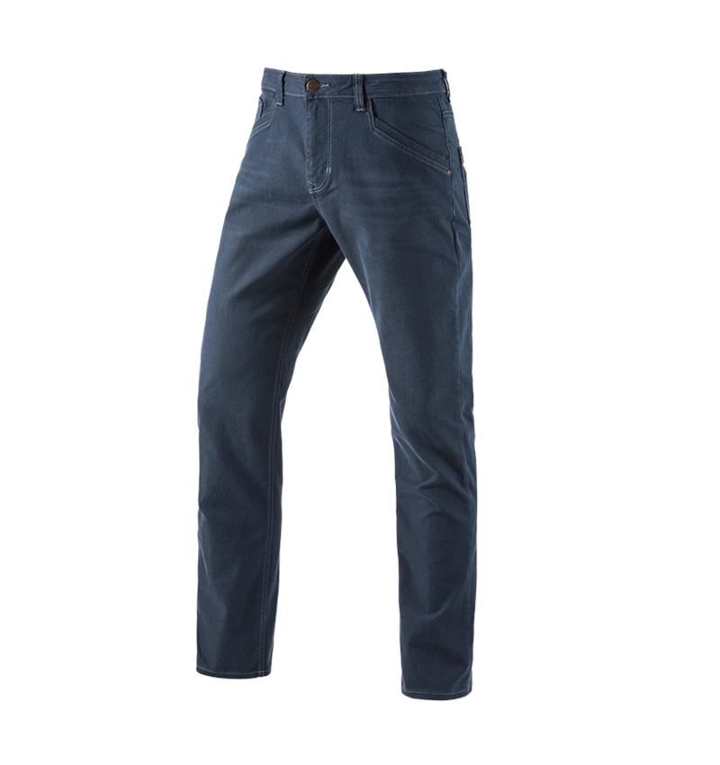 Témy: 5-vreckové nohavice e.s.vintage + arktická modrá