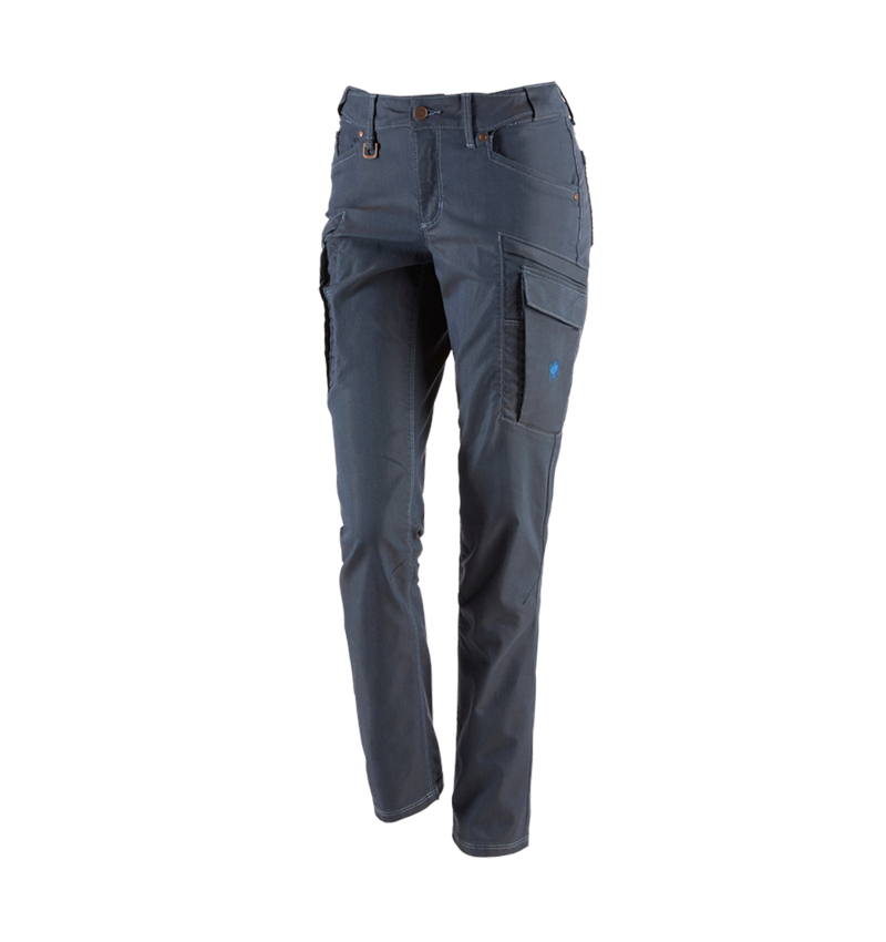 Pracovné nohavice: Cargo nohavice e.s.vintage, dámske + arktická modrá 2