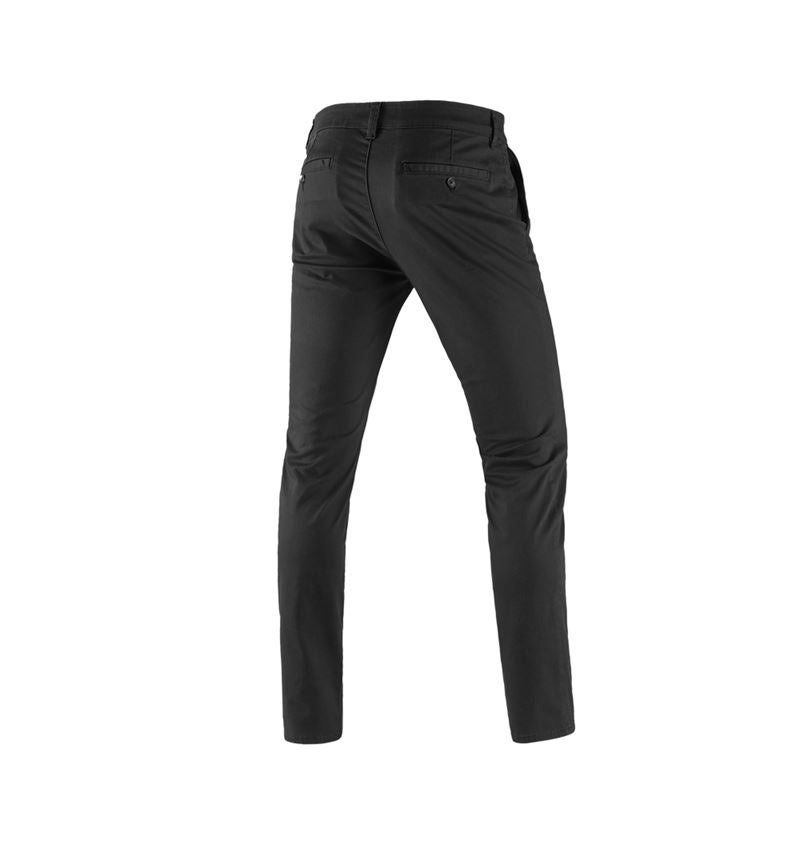 Pracovné nohavice: Pracovné 5-vreckové chino nohavice e.s. + čierna 3