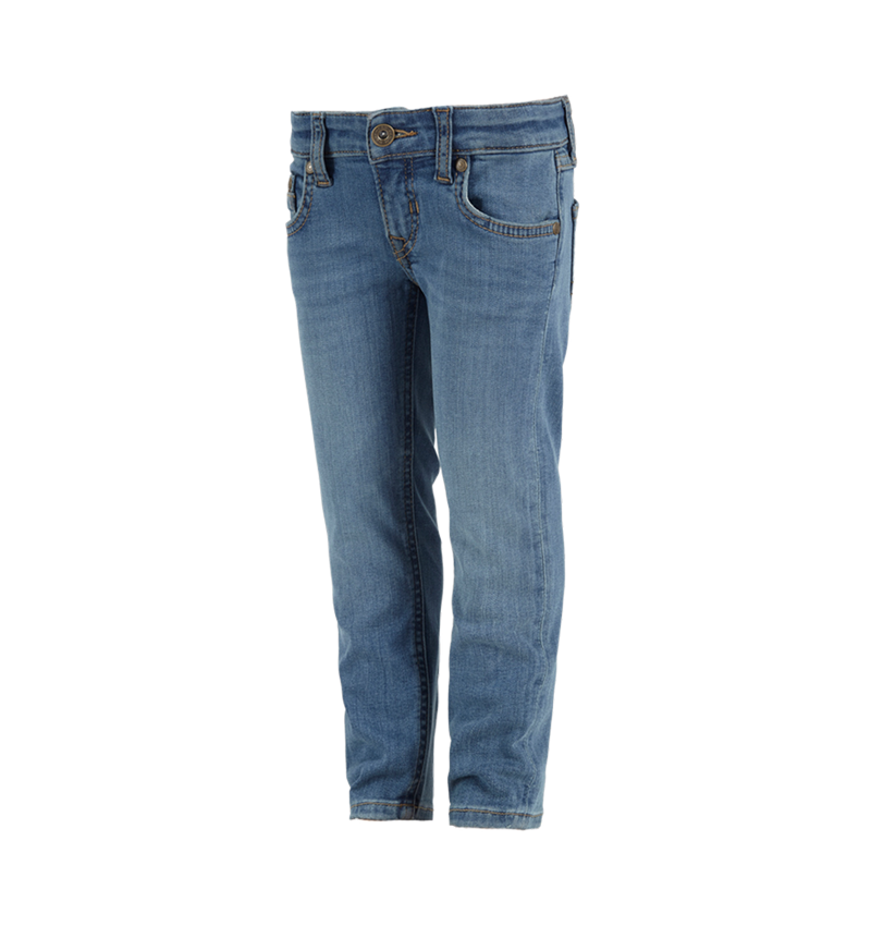 Nohavice: Strečové 5-vreckové džínsy e.s., detské + stonewashed 2