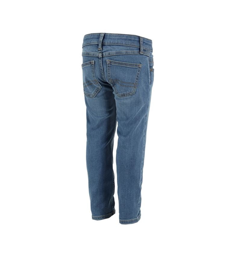 Nohavice: Strečové 5-vreckové džínsy e.s., detské + stonewashed 3