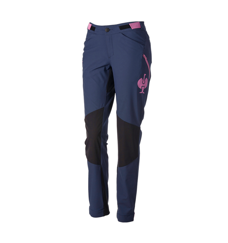 Témy: Funkčné nohavice e.s.trail, dámske + tmavomodrá/ružová tara 6