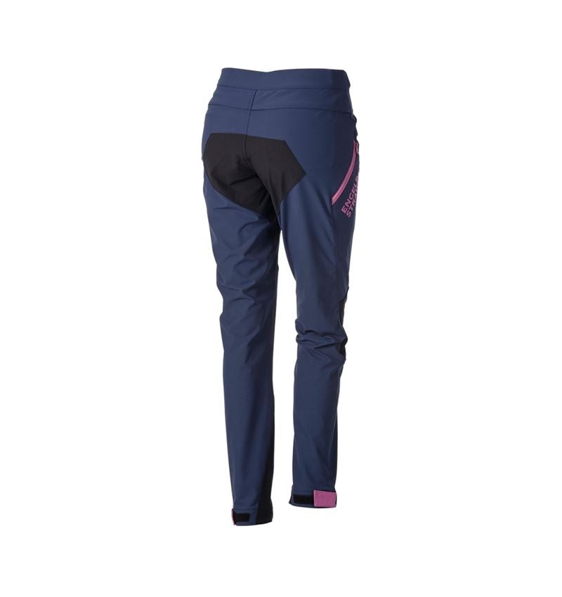Témy: Funkčné nohavice e.s.trail, dámske + tmavomodrá/ružová tara 7