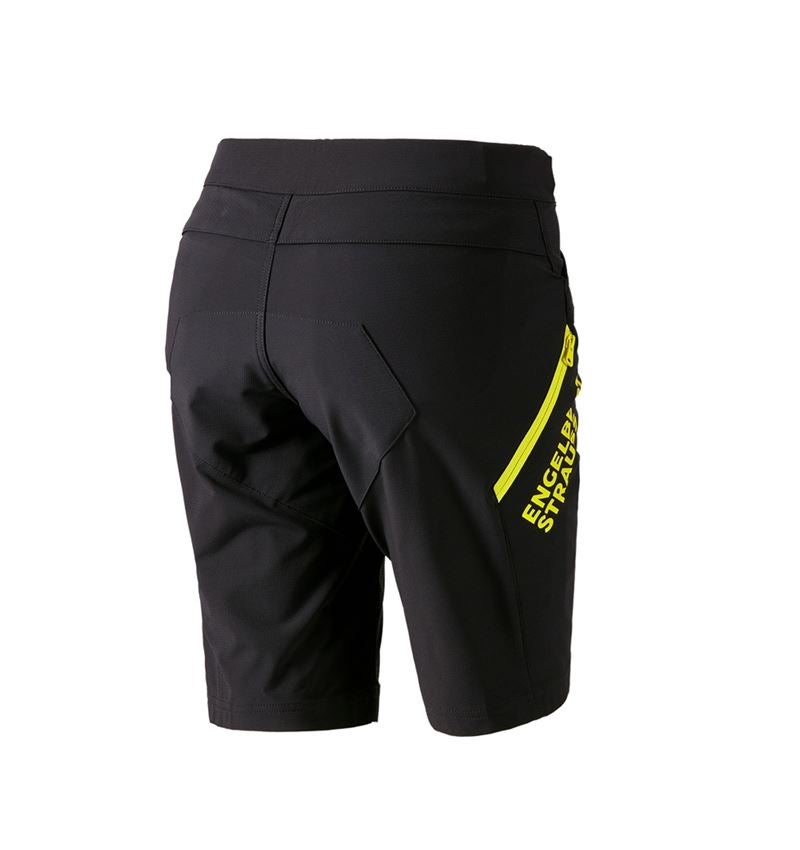 Pracovné nohavice: Funkčné šortky e.s.trail, dámske + čierna/acidová žltá 4