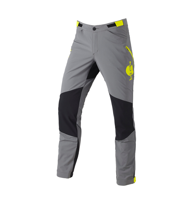 Témy: Funkčné nohavice e.s.trail + čadičovo sivá/acidová žltá 3