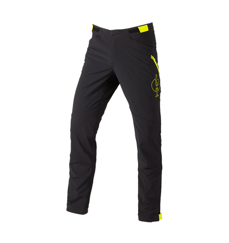 Témy: Funkčné nohavice e.s.trail + čierna/acidová žltá 3