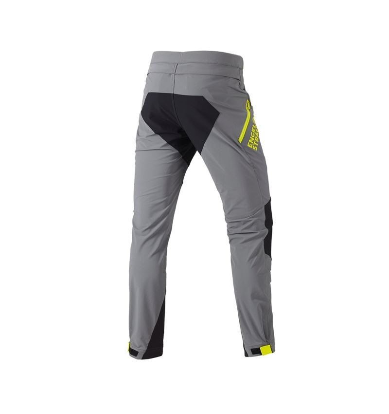 Pracovné nohavice: Funkčné nohavice e.s.trail + čadičovo sivá/acidová žltá 4
