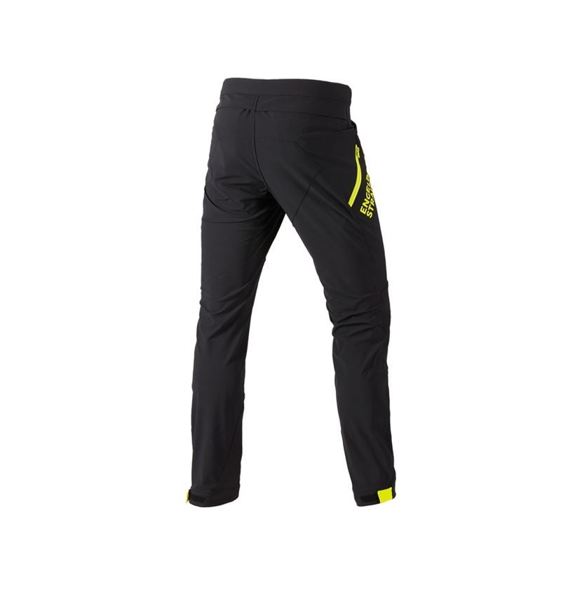 Témy: Funkčné nohavice e.s.trail + čierna/acidová žltá 4