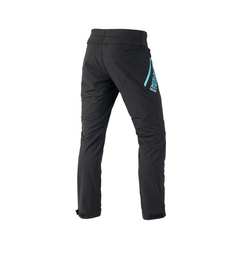 Pracovné nohavice: Funkčné nohavice e.s.trail + čierna/lapisovo tyrkysová 3