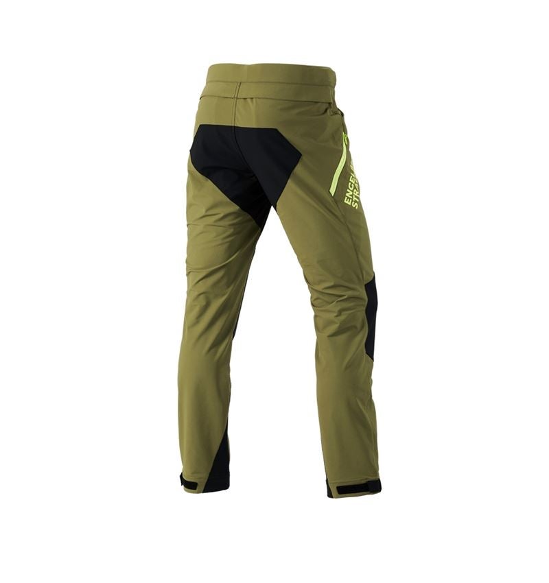 Pracovné nohavice: Funkčné nohavice e.s.trail + borievkovo zelená/limetkovo zelená 3