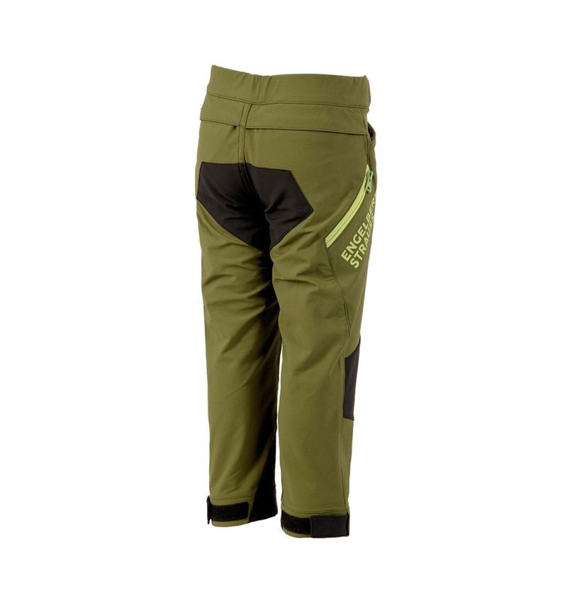 Nohavice: Funkčné nohavice e.s.trail, detské + borievkovo zelená/limetkovo zelená 3