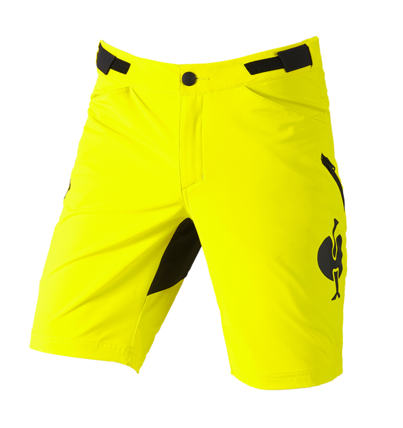 Pracovné nohavice: Funkčné šortky e.s.trail + acidová žltá/čierna 3