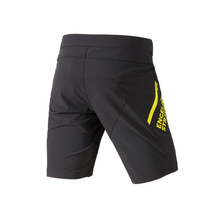 Pracovné nohavice: Funkčné šortky e.s.trail + čierna/acidová žltá 4