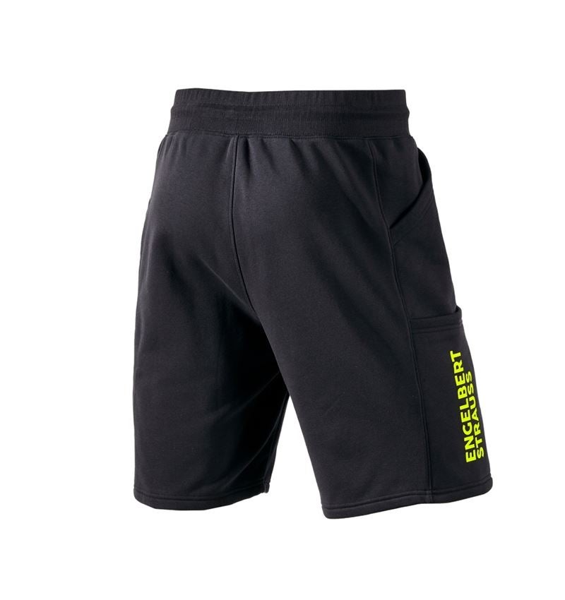 Pracovné nohavice: Teplákové šortky e.s.trail + čierna/acidová žltá 3