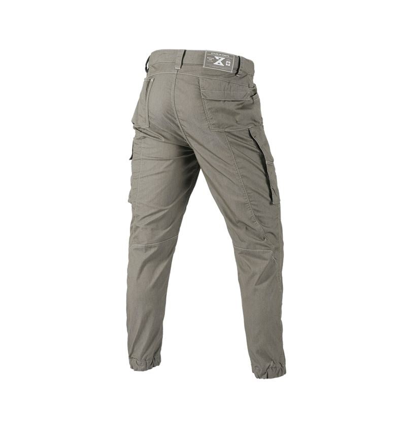 Pracovné nohavice: Cargo nohavice e.s.motion ten, letné + zemitá zelená 3