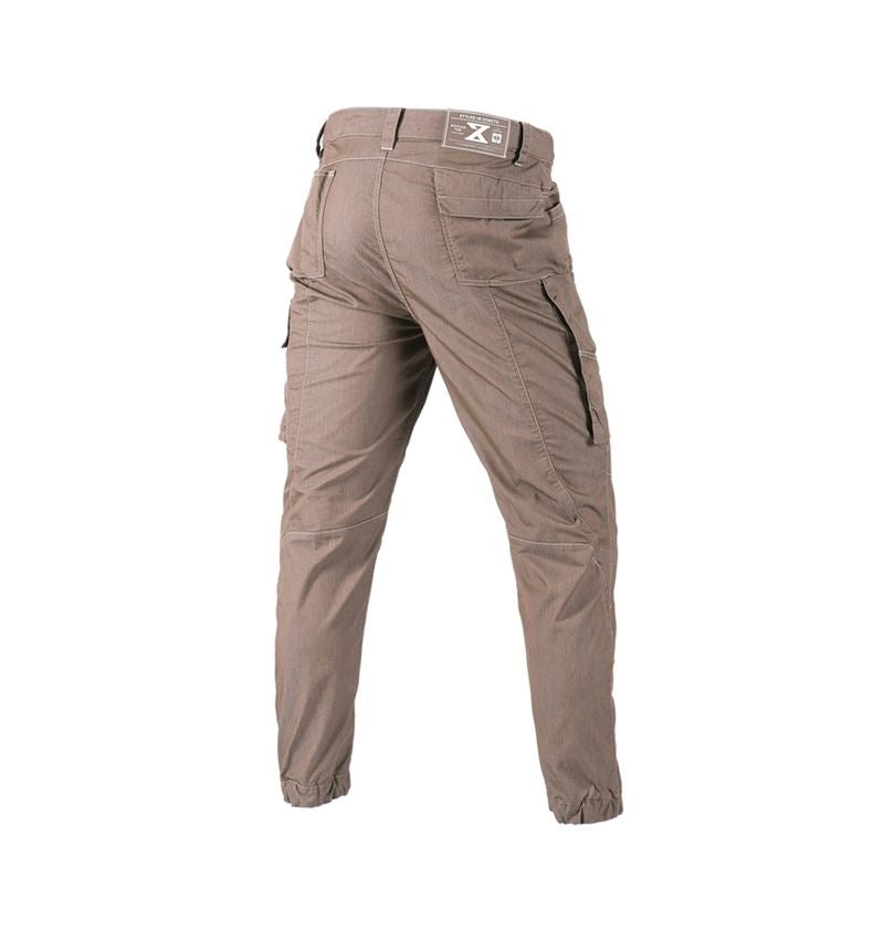 Pracovné nohavice: Cargo nohavice e.s.motion ten, letné + pekanová hnedá 3