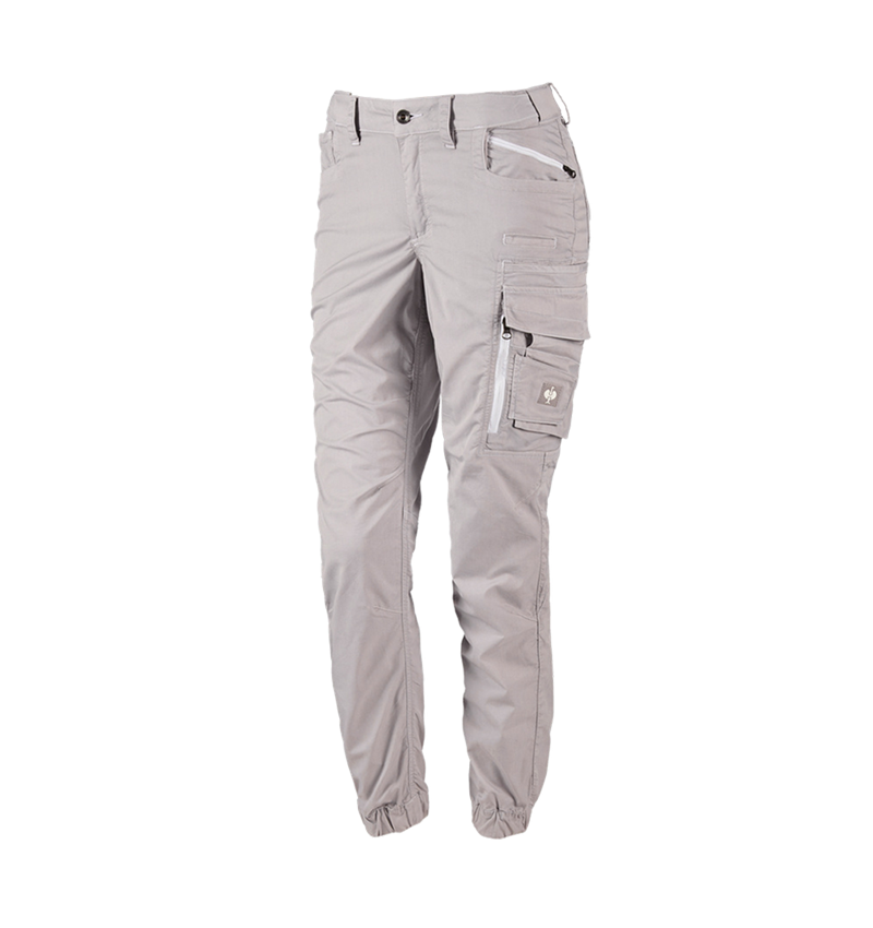 Pracovné nohavice: Cargo nohavice e.s.motion ten, letné, dámske + opálová sivá 2