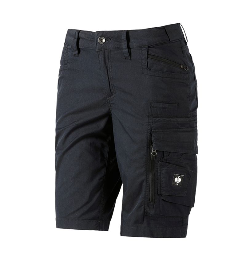 Pracovné nohavice: Cargo šortky e.s.motion ten, letné, dámske + čierna 2