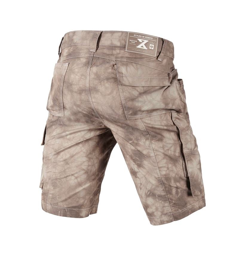 Pracovné nohavice: Cargo šortky e.s.motion ten, letné + pekanová hnedá vintage 3