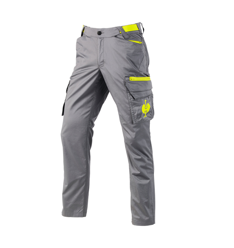 Témy: Cargo nohavice e.s.trail + čadičovo sivá/acidová žltá 2