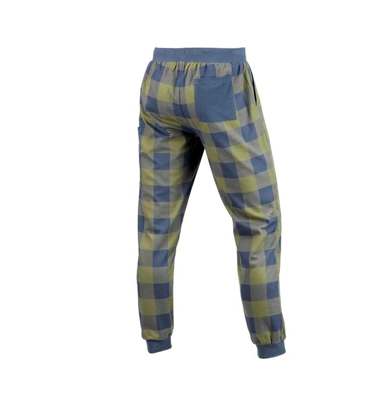 Doplnky: e.s. Pyžamové nohavice + horská zelená/oxidová modrá 4