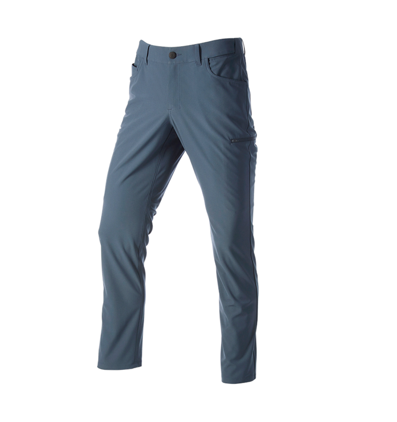 Odevy: Pracovné 5-vreckové chino nohavice e.s.work&travel + železná modrá 3