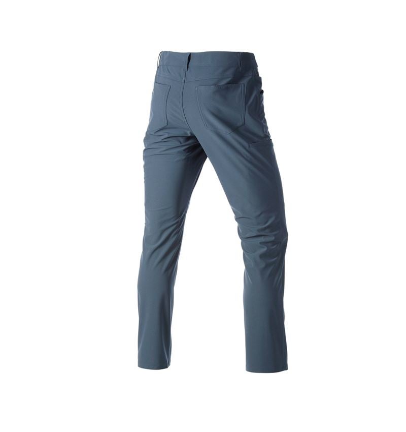 Pracovné nohavice: Pracovné 5-vreckové chino nohavice e.s.work&travel + železná modrá 4