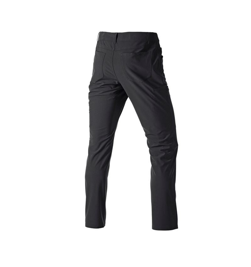 Odevy: Pracovné 5-vreckové chino nohavice e.s.work&travel + čierna 4