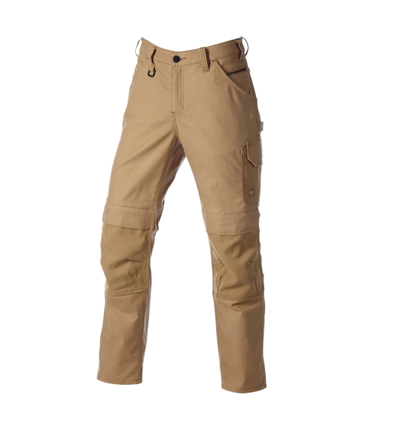 Odevy: Pracovné nohavice e.s.iconic + mandľovo hnedá 7