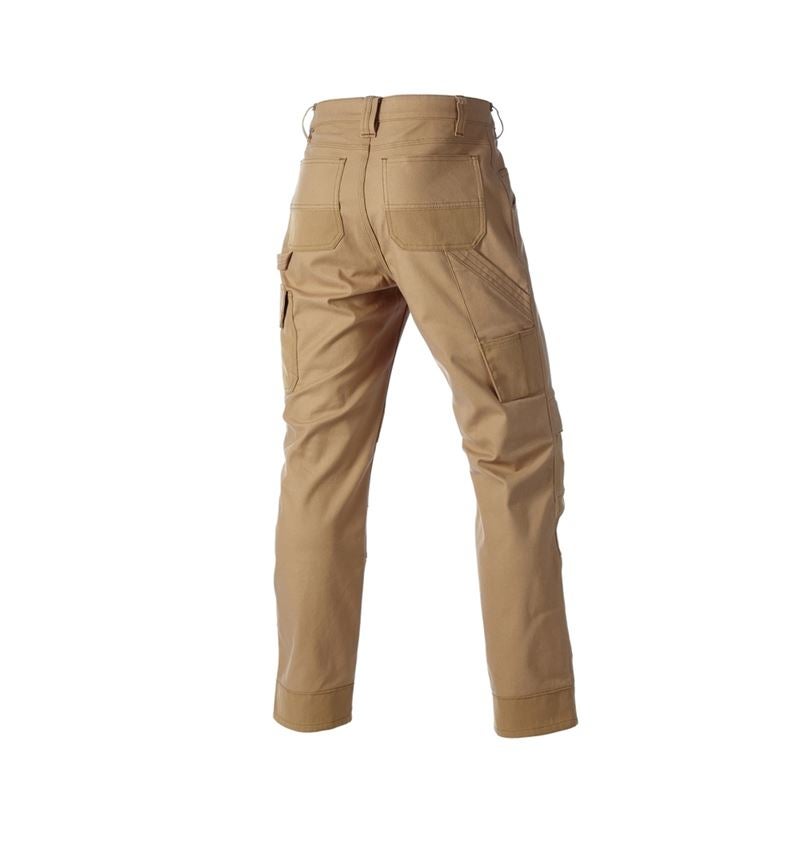 Odevy: Pracovné nohavice e.s.iconic + mandľovo hnedá 8