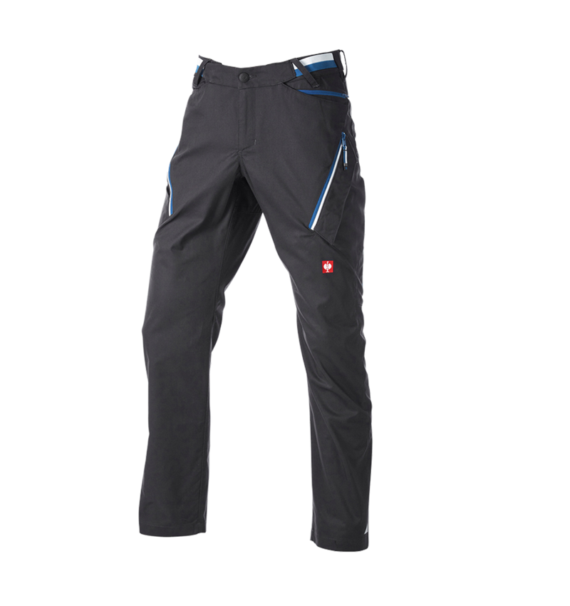 Pracovné nohavice: Nohavice s viacerými vreckami e.s.ambition + grafitová/enciánová modrá 6