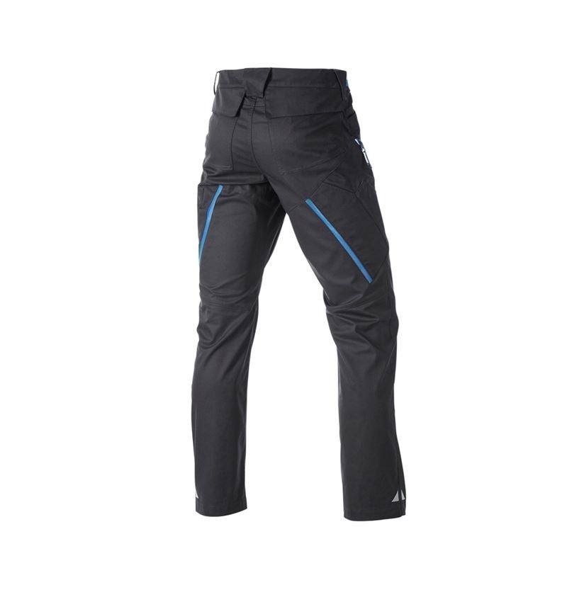 Pracovné nohavice: Nohavice s viacerými vreckami e.s.ambition + grafitová/enciánová modrá 7