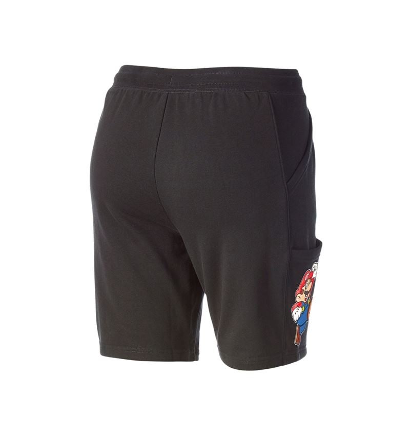 Doplnky: Super Mario Teplákové šortky, dámske + čierna 1