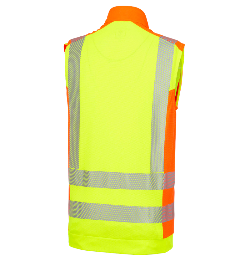 Vesty: Reflexná ochranná funkčná vesta e.s.motion 2020 + výstražná žltá/výstražná oranžová 3