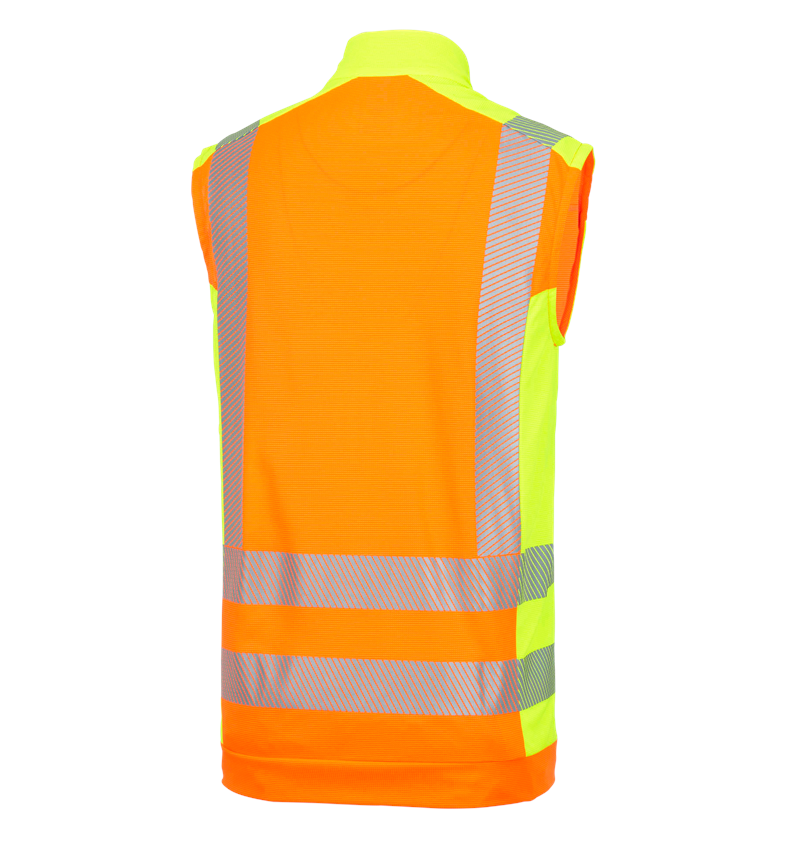 Vesty: Reflexná ochranná funkčná vesta e.s.motion 2020 + výstražná oranžová/výstražná žltá 3