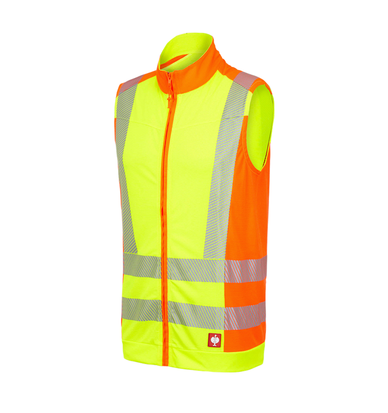 Vesty: Reflexná ochranná funkčná vesta e.s.motion 2020 + výstražná žltá/výstražná oranžová 2