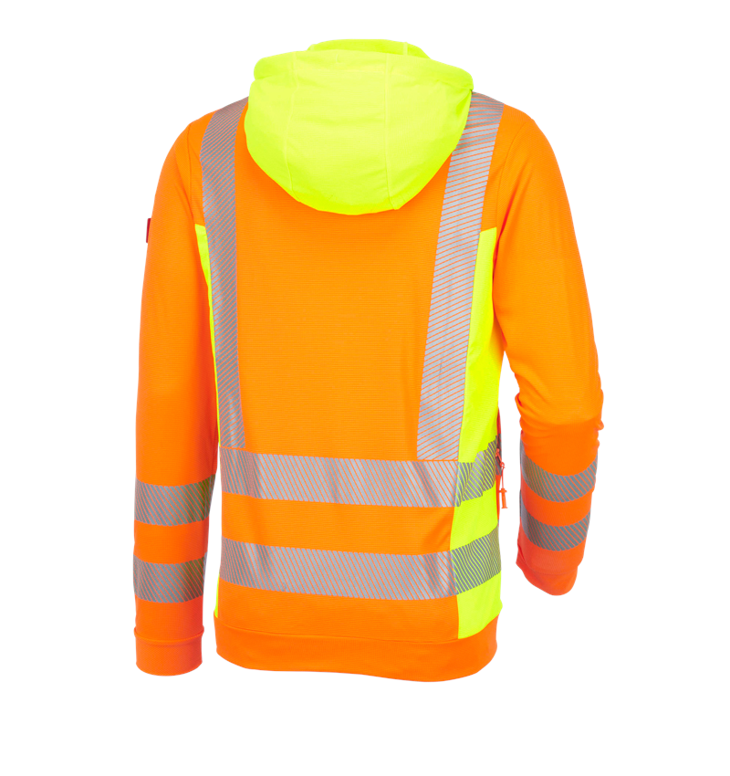 Pracovné bundy: Reflexná ochranná funk.bunda kapu. e.s.motion 2020 + výstražná oranžová/výstražná žltá 3