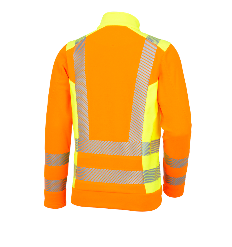 Témy: Reflexný ochranný flísový sveter e.s.motion 2020 + výstražná oranžová/výstražná žltá 2