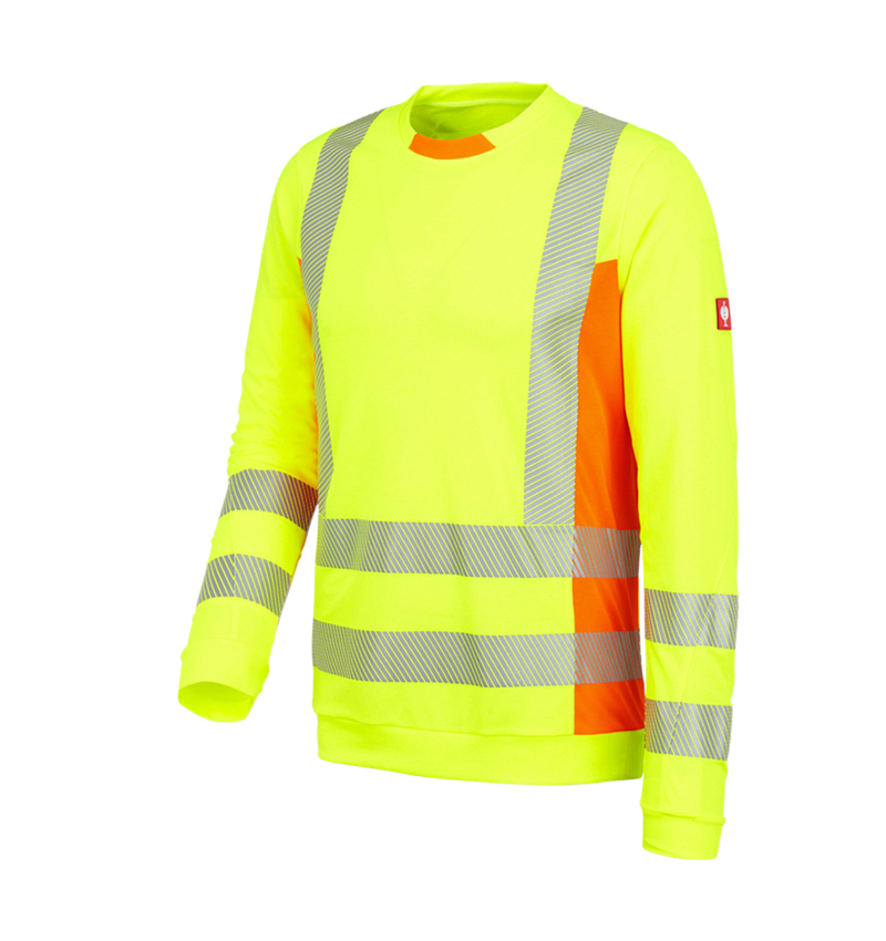 Tričká, pulóvre a košele: Reflex.ochr.funk.tričko dlhým ruk. e.s.motion 2020 + výstražná žltá/výstražná oranžová