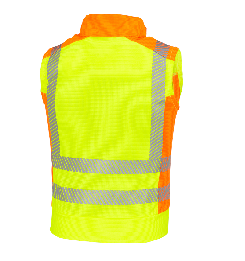 Témy: Reflexná ochranná funkčná vesta e.s.motion 2020, d + výstražná žltá/výstražná oranžová 1