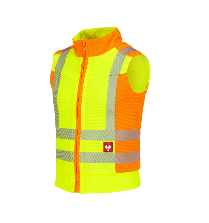 Vesty: Reflexná ochranná funkčná vesta e.s.motion 2020, d + výstražná žltá/výstražná oranžová