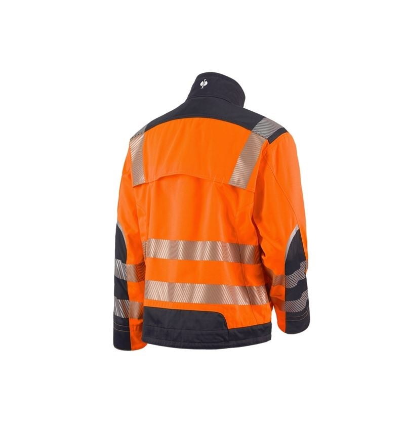 Pracovné bundy: Reflexná ochranná bunda e.s.motion + výstražná oranžová/antracitová 2