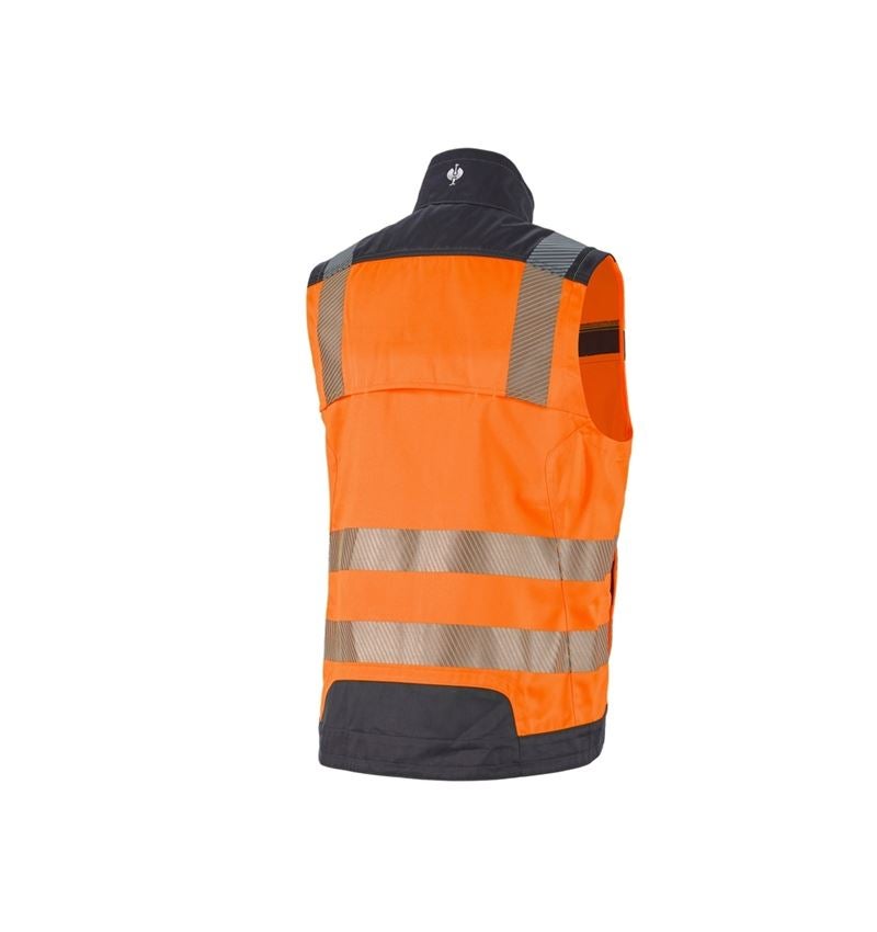 Témy: Reflexná ochranná vesta e.s.motion + výstražná oranžová/antracitová 3
