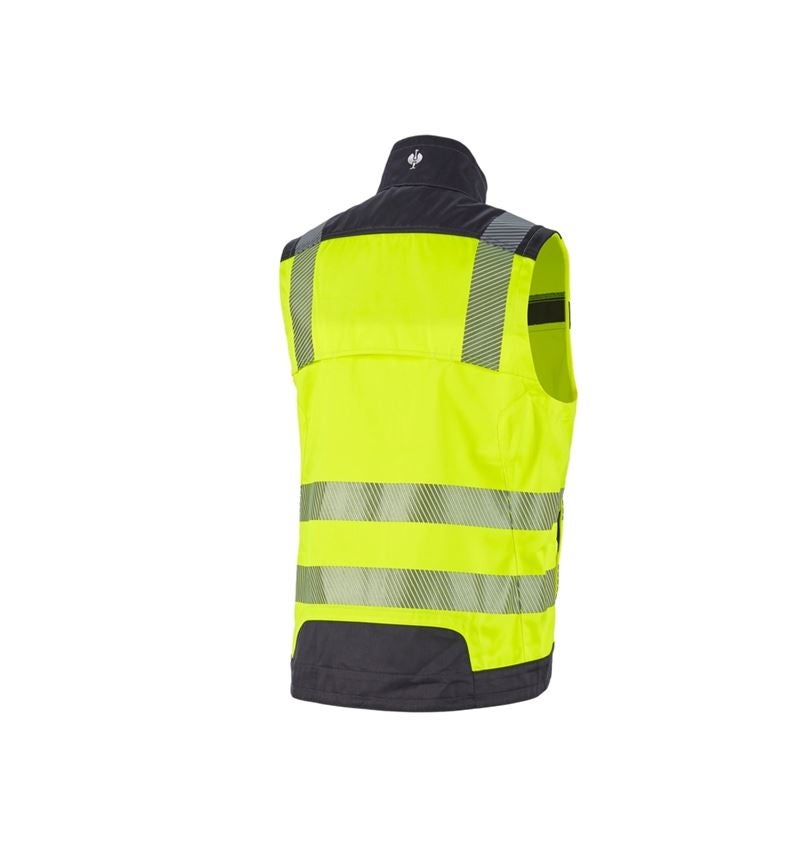 Vesty: Reflexná ochranná vesta e.s.motion + výstražná žltá/antracitová 3