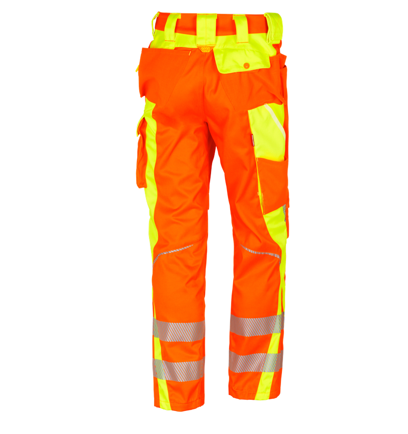 Pracovné nohavice: Reflexné ochranné nohavice e.s.motion 2020 Zima + výstražná oranžová/výstražná žltá 3